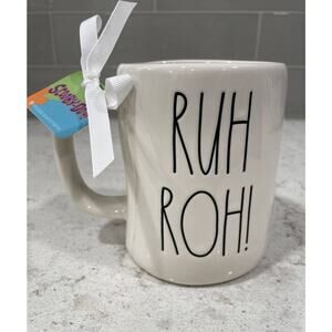 RUH ROH! Rae Dunn SCOOBY DOO 2 Sided Mug TikTok Viral Great Dane Pet Friend NEW